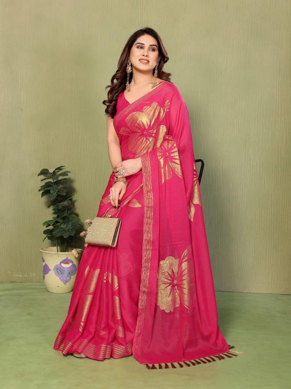 GC foil work wholesale saree from surat